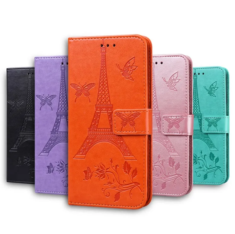 For iPhone12 mini Phone Case 5.4 Inches Card Slot Phone Bracket Mobile Phone Cover black
