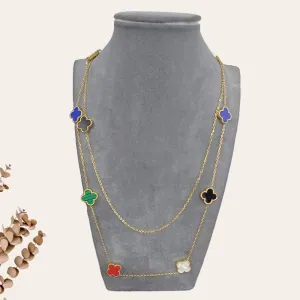 Four Leaf Clover Chain Necklace 3