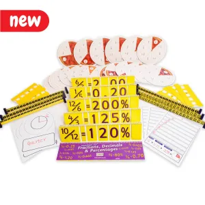 Fractions, Decimals, and Percentages Group Pack