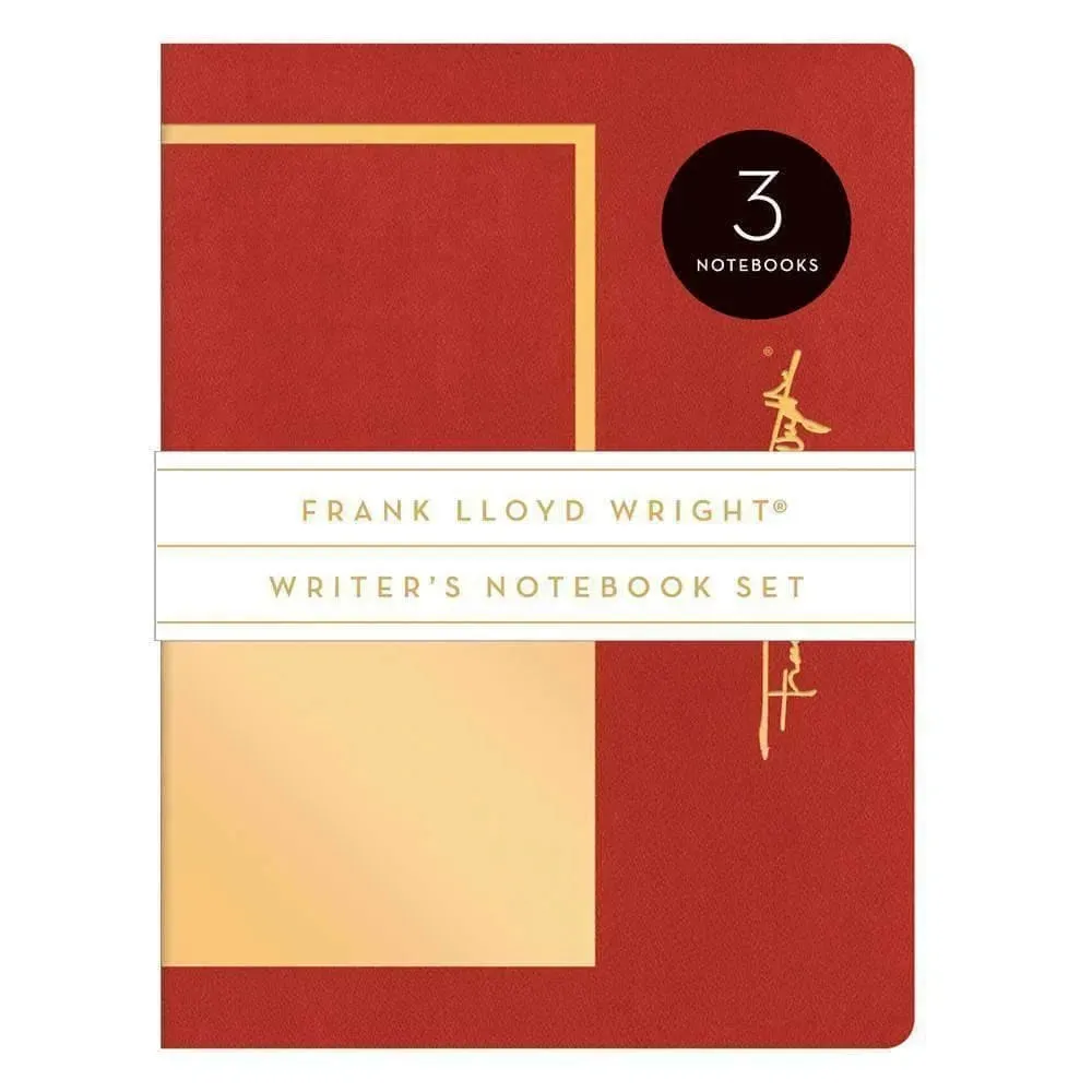 Frank Lloyd Wright Vegan Leather Writer's Notebook Set
