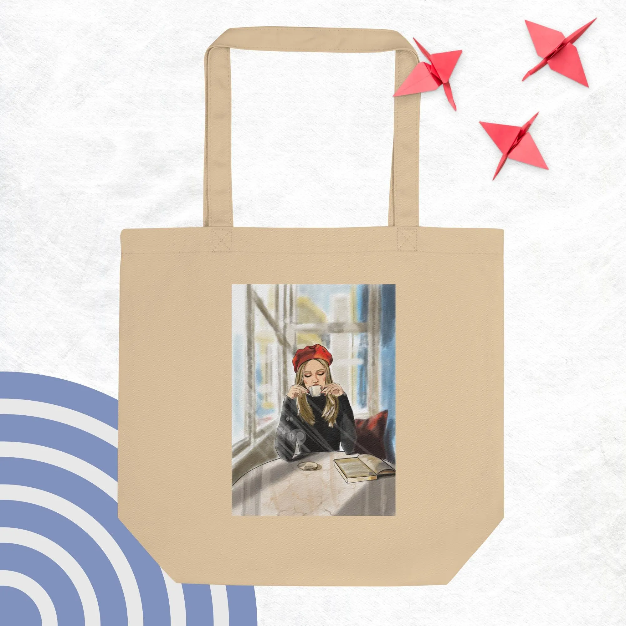 French Girl 2 Eco Tote Bag