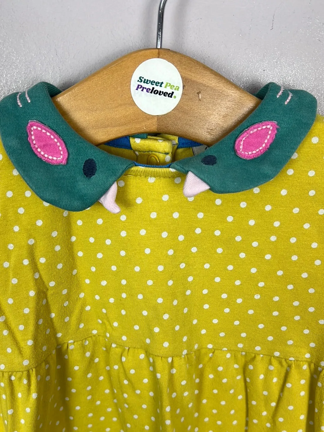 Frugi Bird Collar top 18-24m
