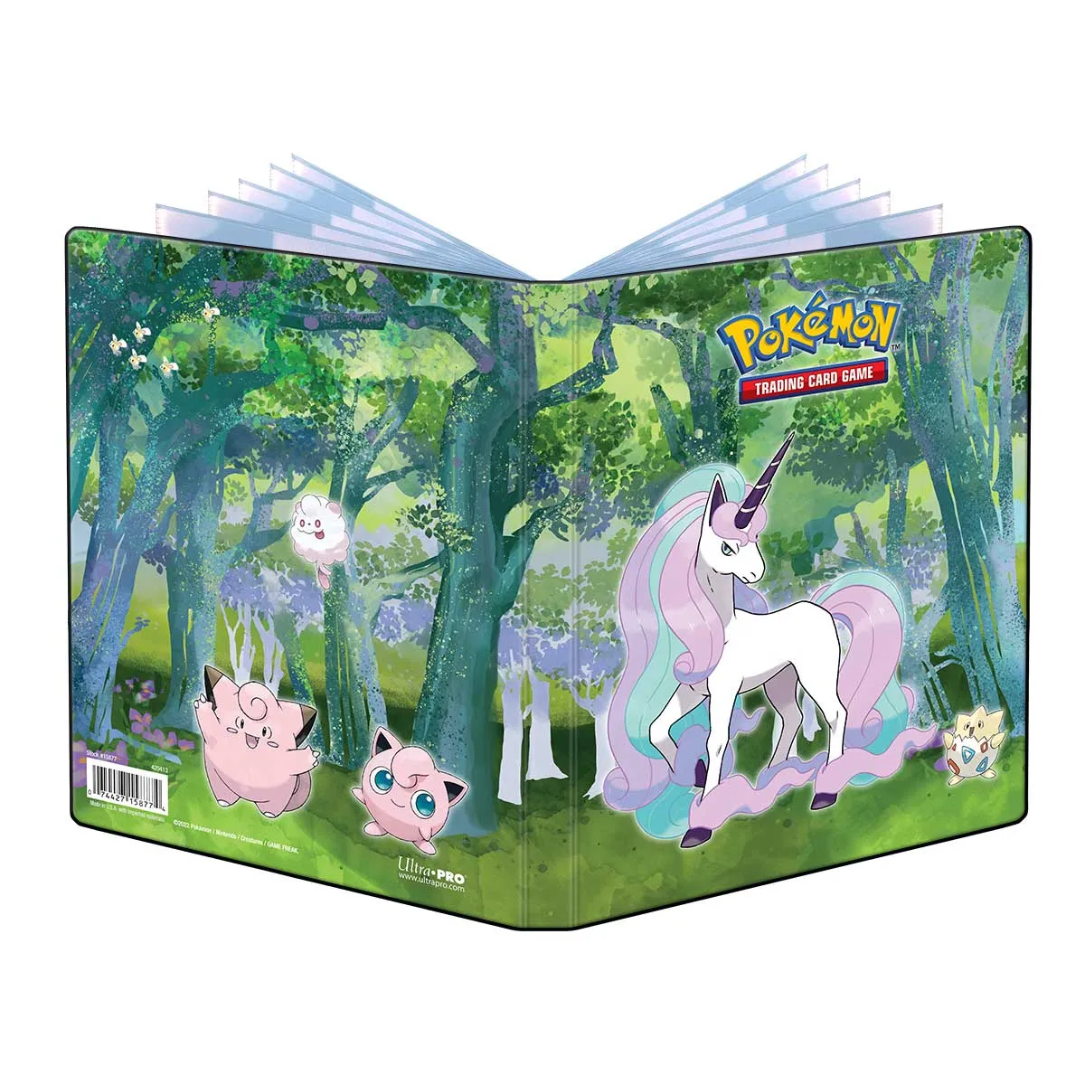 Gallery Series Enchanted Glade 4-Pocket Portfolio for Pokemon