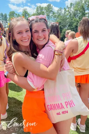 Gamma Phi Beta Ombre Bid Day Tote
