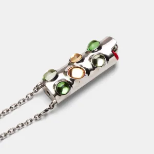 Gemstoned Lighter Case in Leaf Crossbody