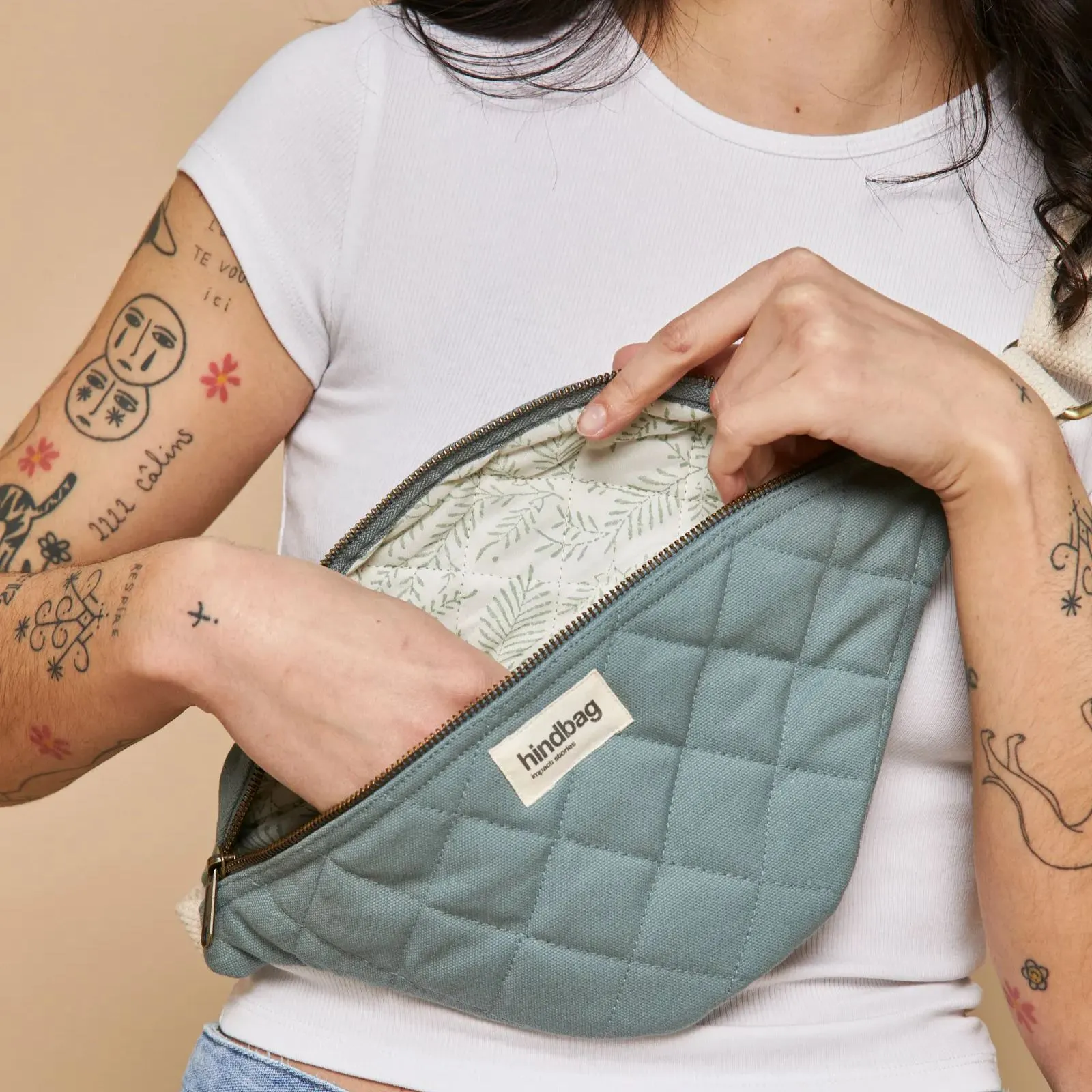 Gesteppte Fanny Pack "Olivia"