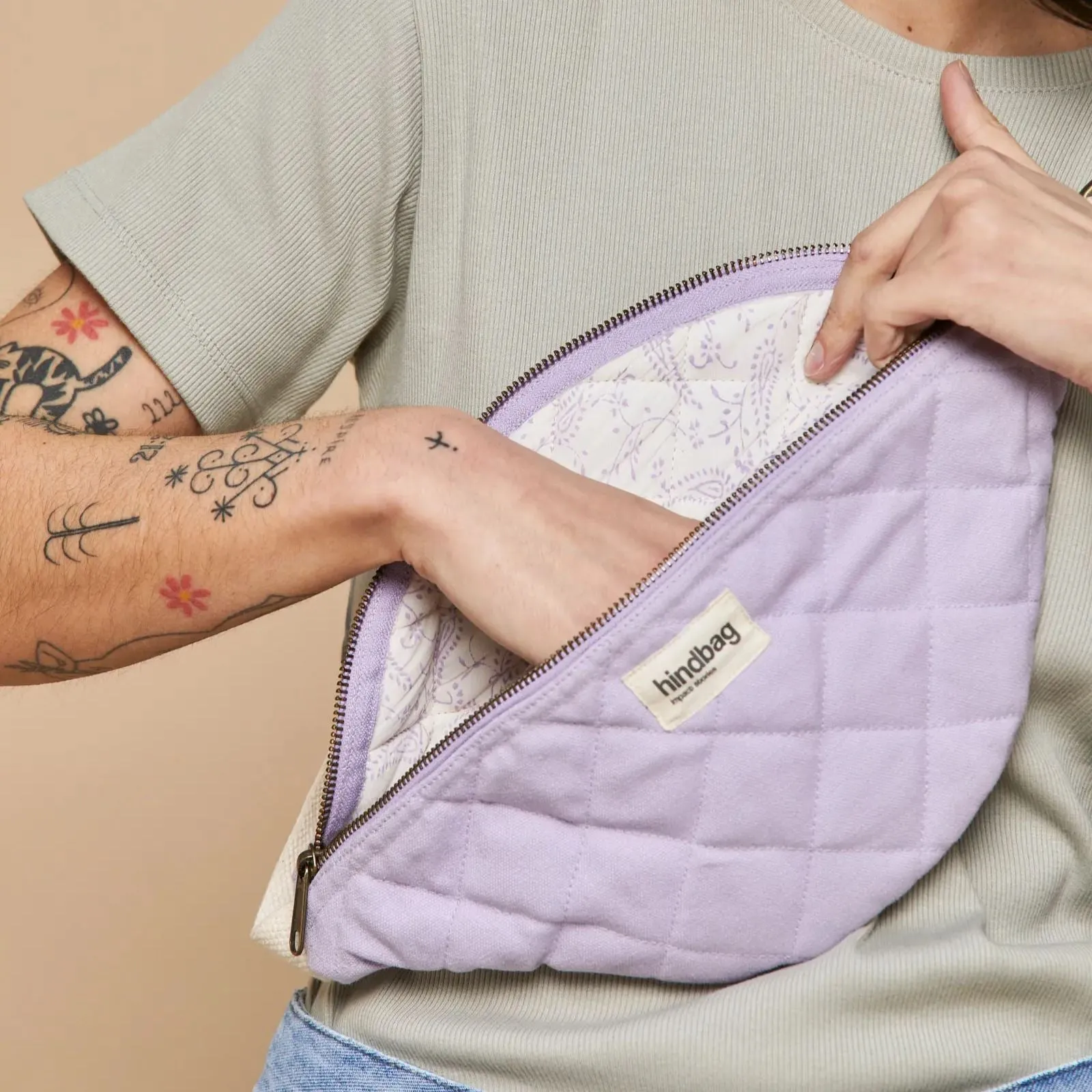 Gesteppte Fanny Pack "Olivia"