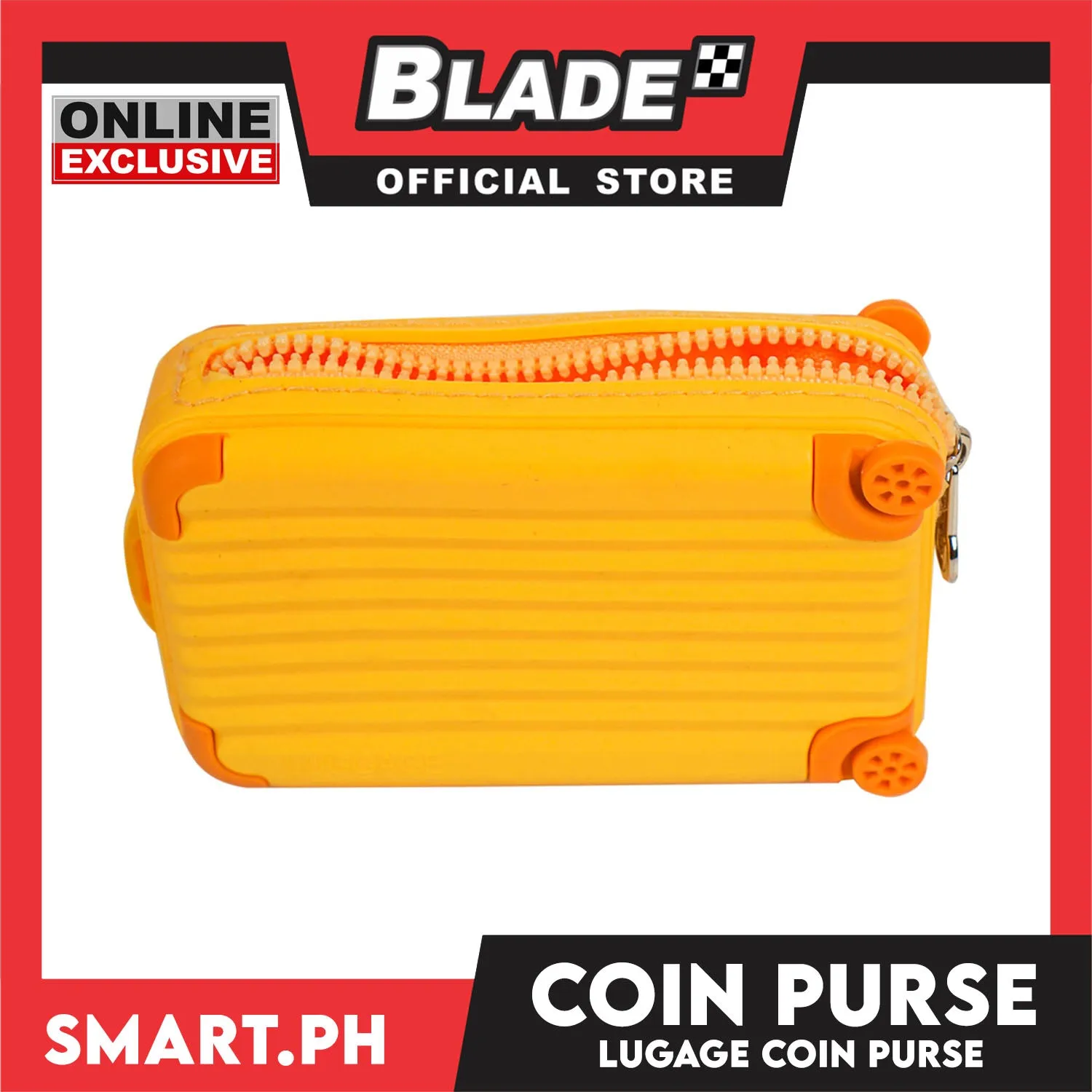 Gifts Coin Purse Wallet Silicone With Zipper, Luggage Design