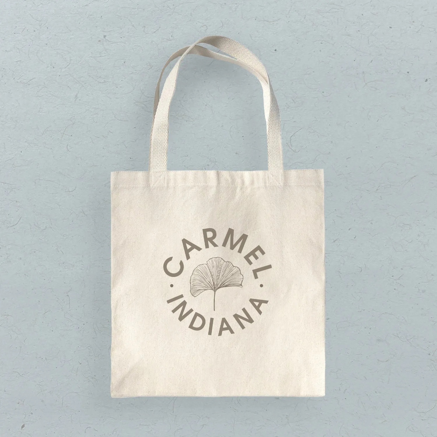 Ginkgo Leaf City State - Canvas Tote Bag