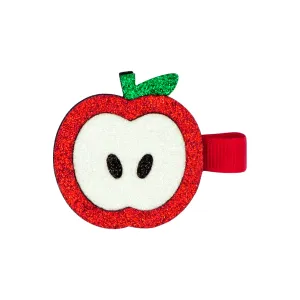 Glitter Layered Apple on Clippie
