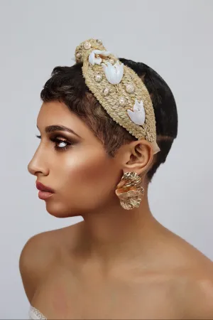 Golden Butterfly Statement Earrings