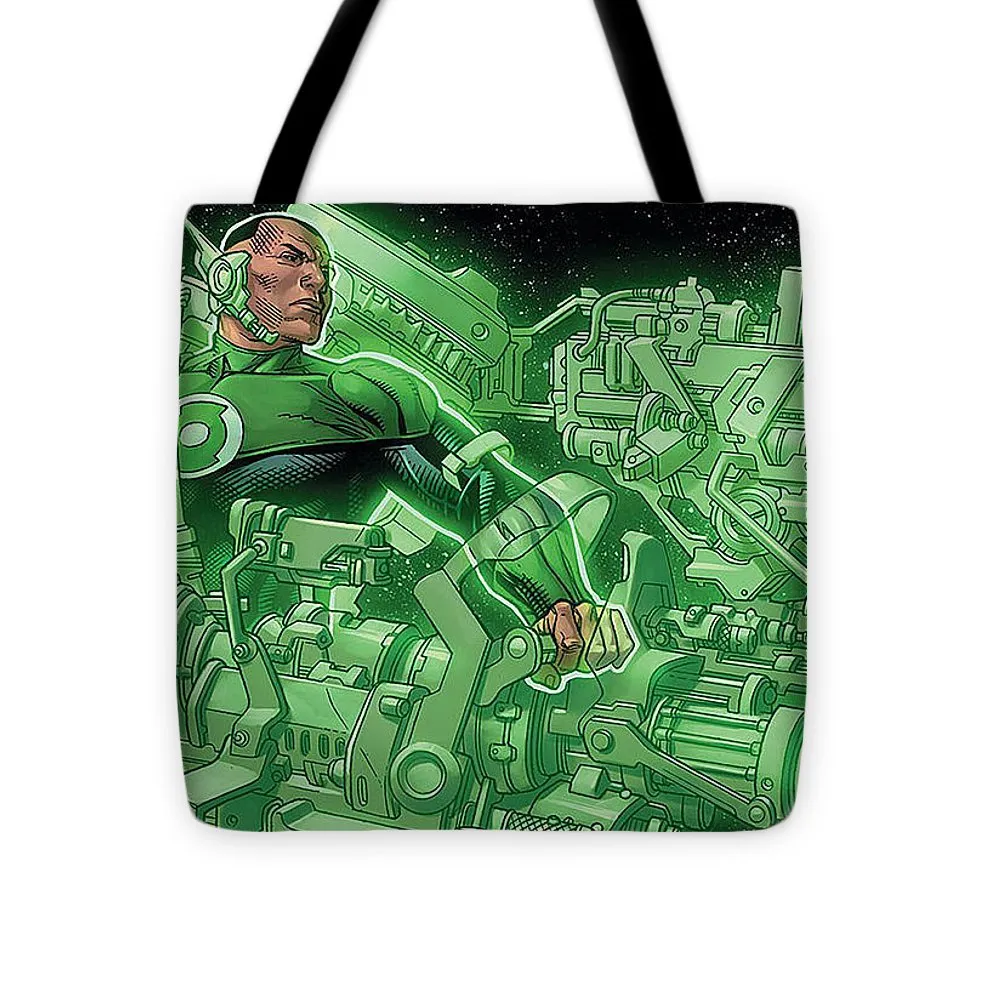 Green Lantern Strapped - Tote Bag