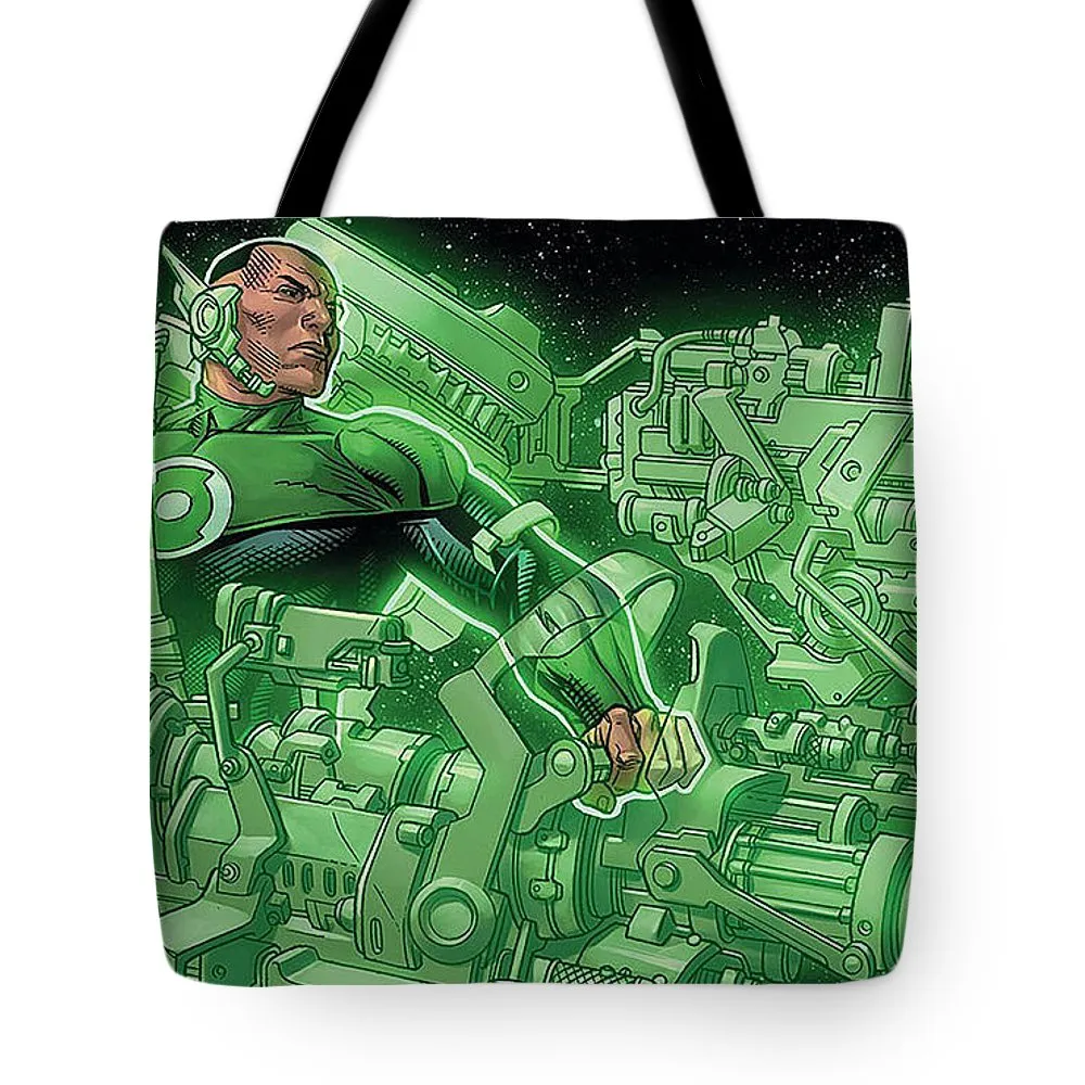 Green Lantern Strapped - Tote Bag