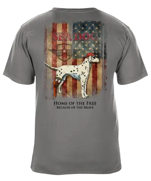 Grunge US Flag T-Shirt