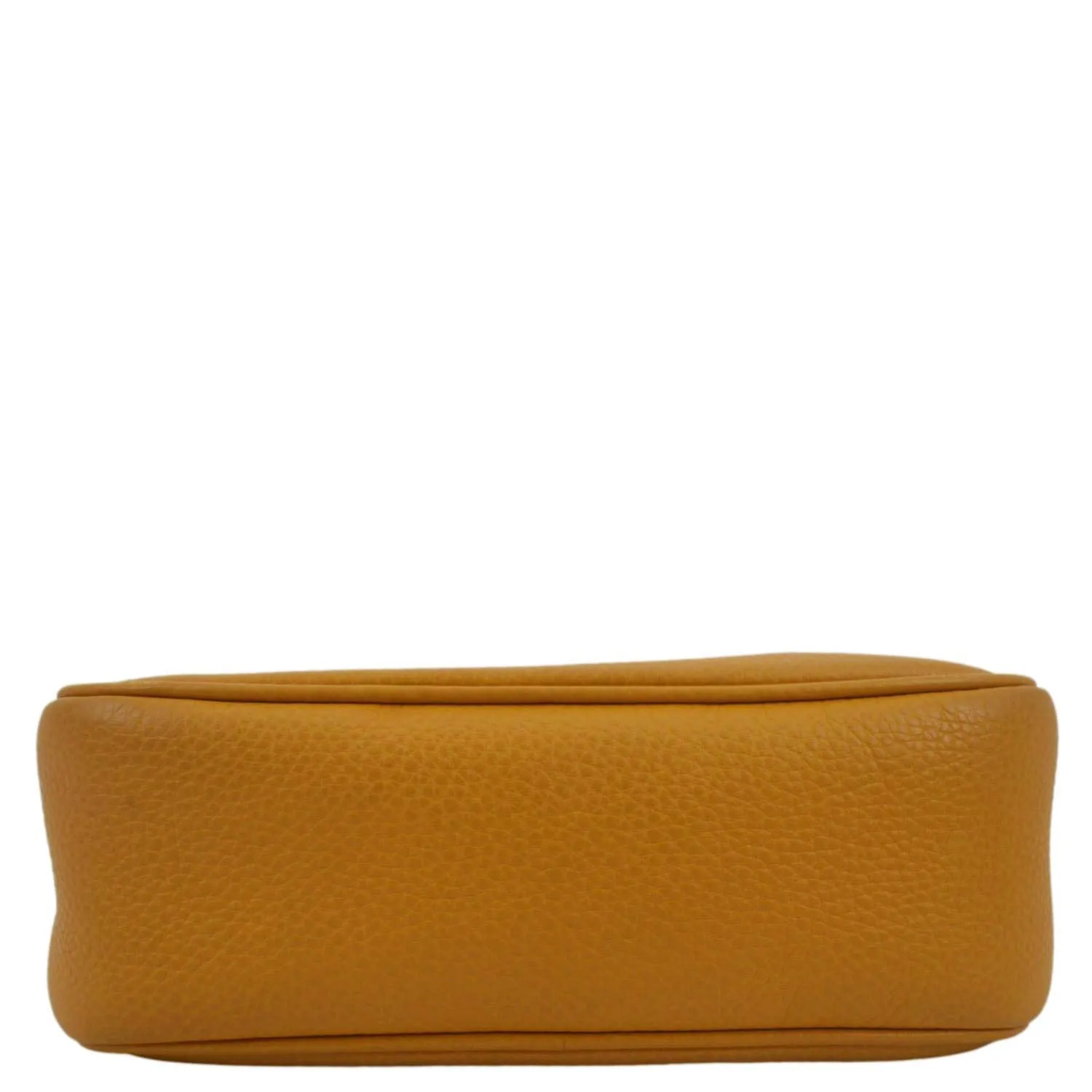 GUCCI Soho Disco Camera Leather Crossbody Bag Orange 308364