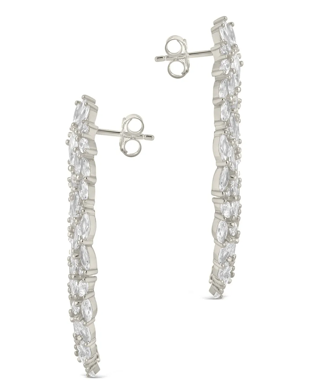 Gwen CZ Statement Drop Earrings