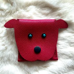 Handcrafted Leather Puppy Wallet