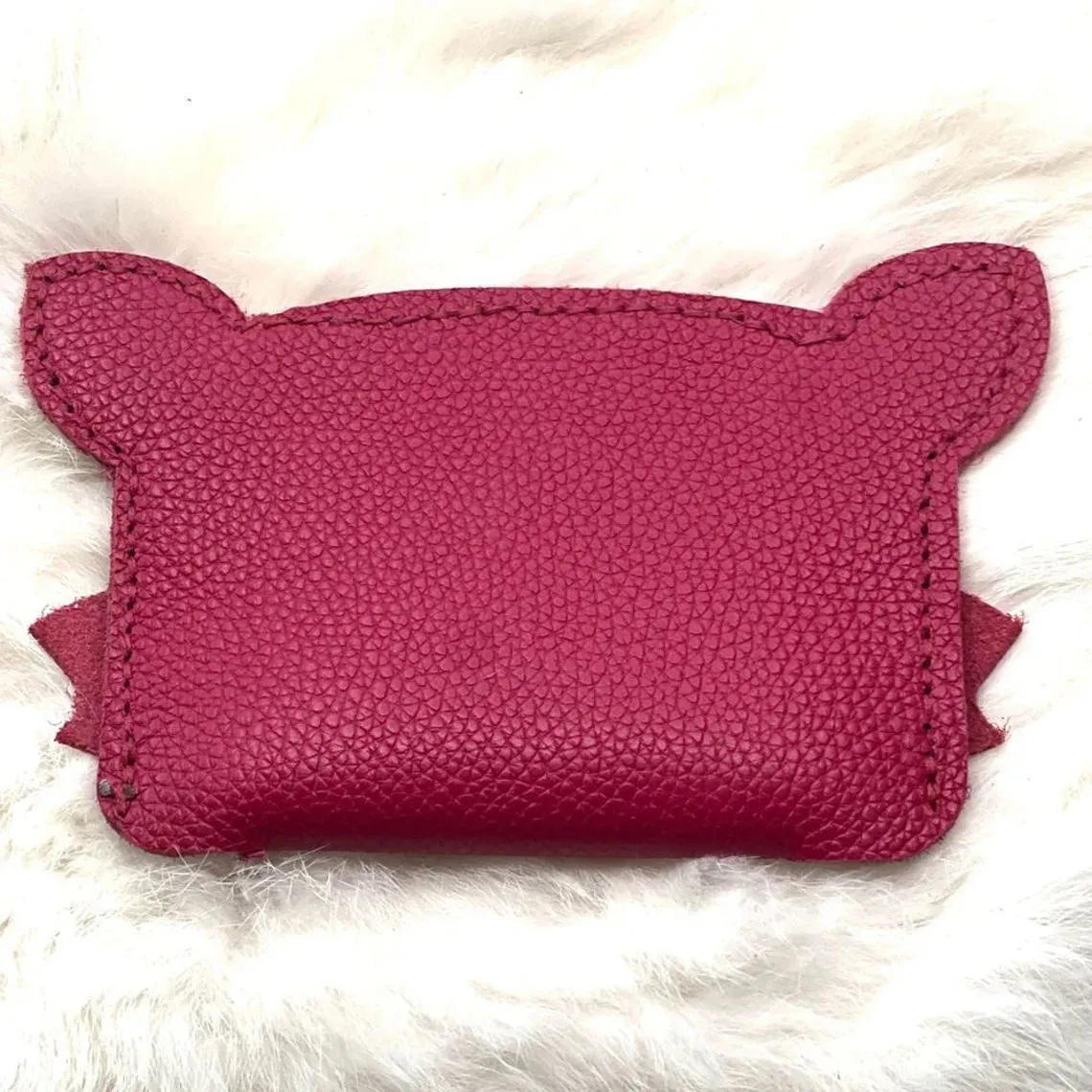 Handcrafted Leather Puppy Wallet