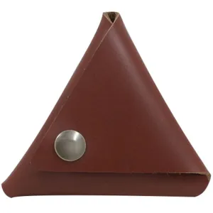 HANDMADE LEATHER CUTE Triangle Women Coin Change Holder Pouch PERSONALIZED MONOGRAMMED GIFT CUSTOM Coin Wallet Holder