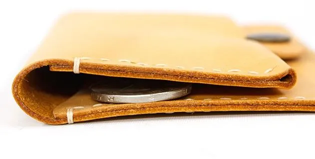 HANDMADE LEATHER CUTE Women Card Change Holder Pouch PERSONALIZED MONOGRAMMED GIFT CUSTOM Coin Wallet Holder