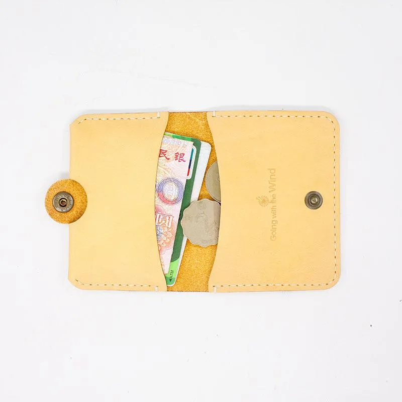 HANDMADE LEATHER CUTE Women Card Change Holder Pouch PERSONALIZED MONOGRAMMED GIFT CUSTOM Coin Wallet Holder