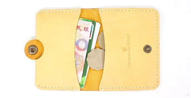 HANDMADE LEATHER CUTE Women Card Change Holder Pouch PERSONALIZED MONOGRAMMED GIFT CUSTOM Coin Wallet Holder