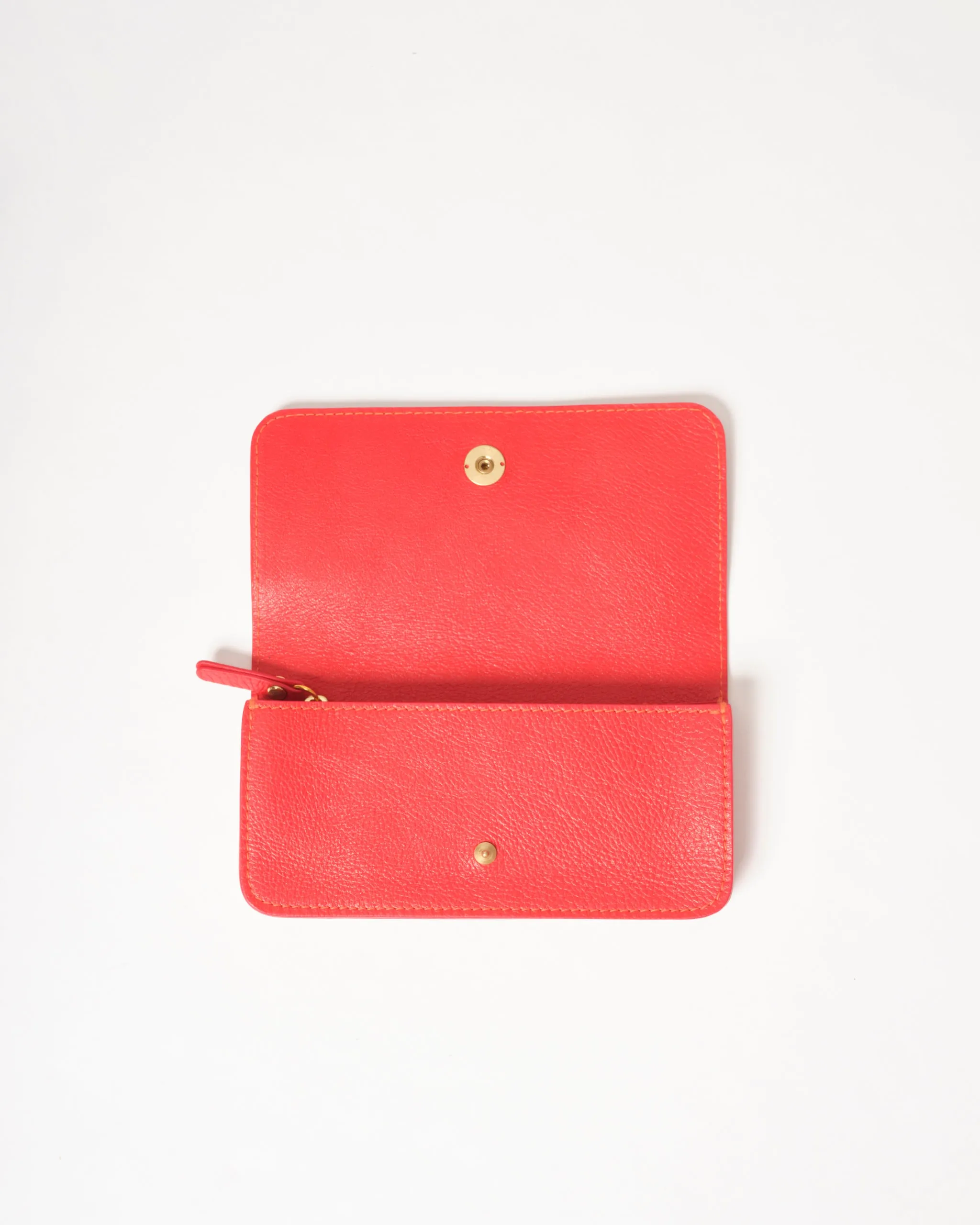 Hanne Accordion Wallet in Persimmon