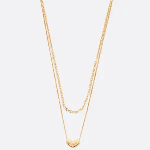 Heart & Chain Layered Necklace