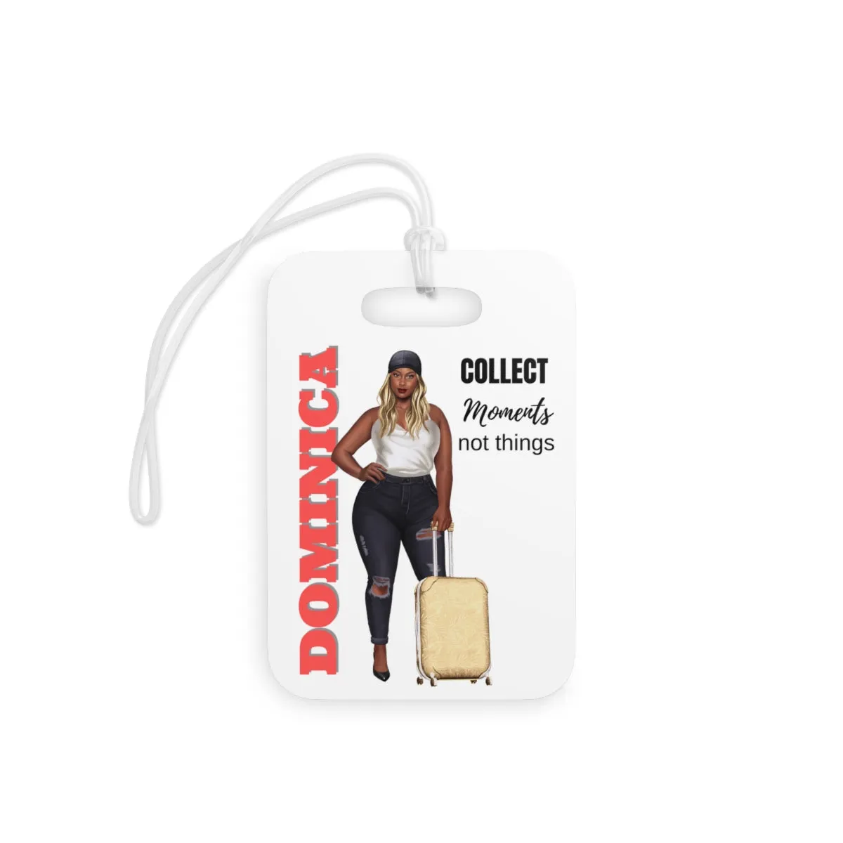 Hello World Personalized Luggage Tag
