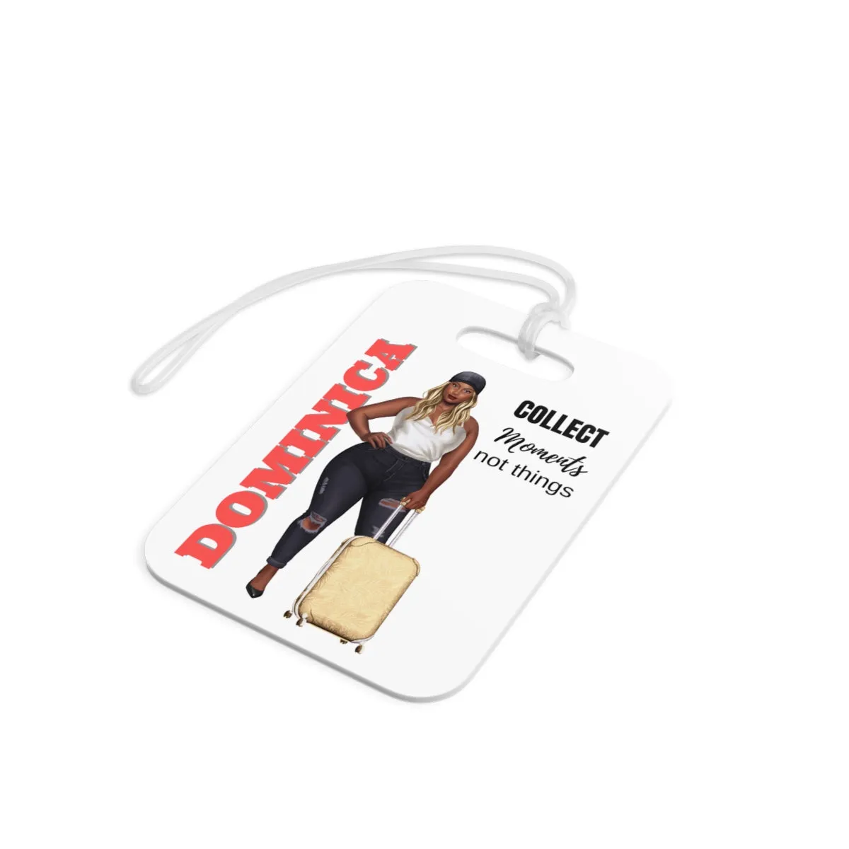 Hello World Personalized Luggage Tag