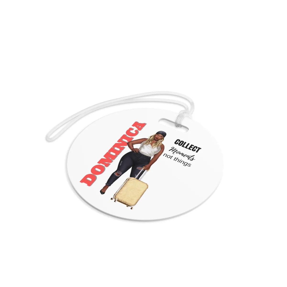 Hello World Personalized Luggage Tag