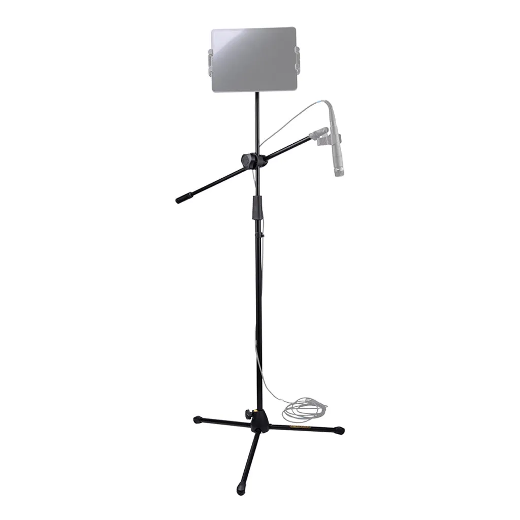 Hercules MS434B Stage Series 2 Way Mic Stand with 3 in 1 Boom Clamp