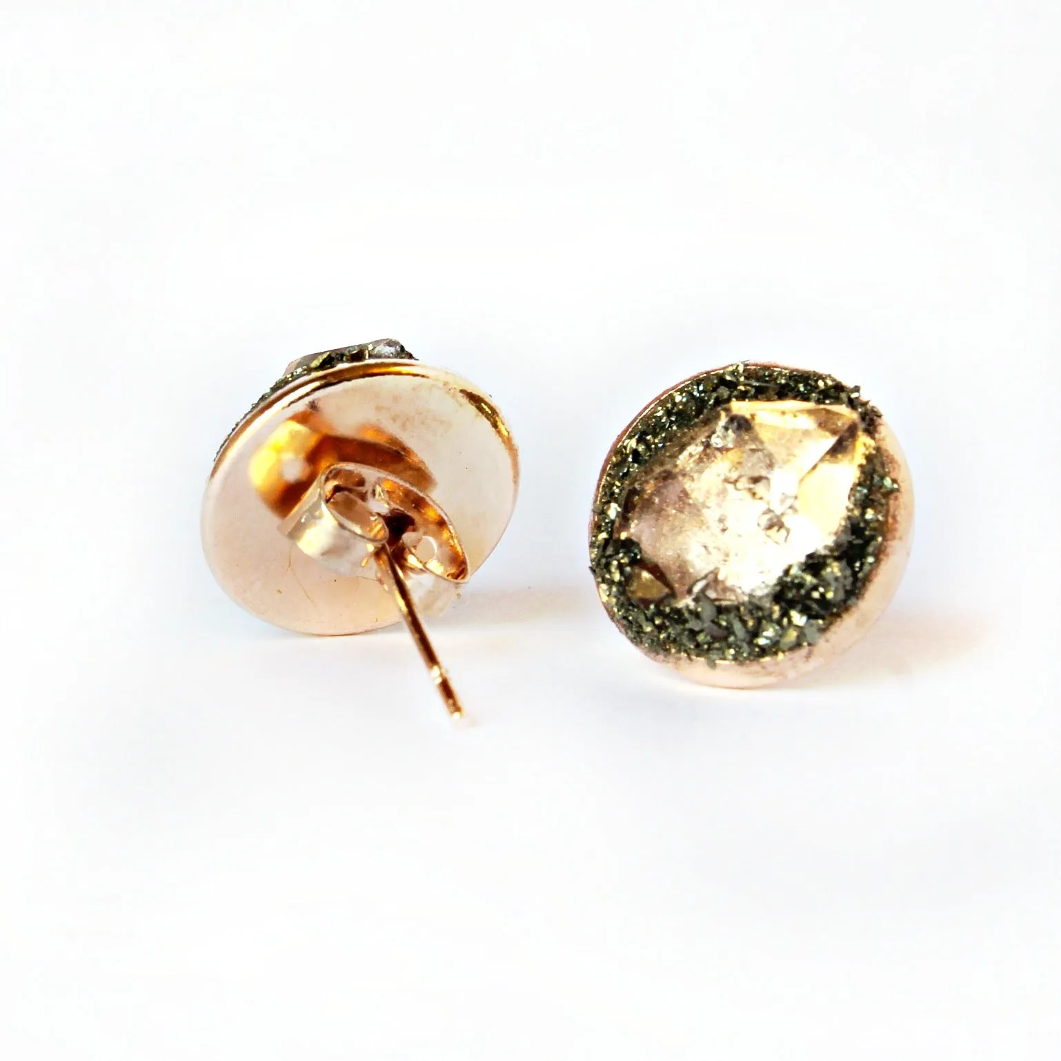 Herkimer Diamond Stud Earrings