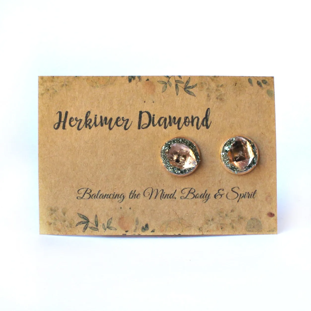 Herkimer Diamond Stud Earrings