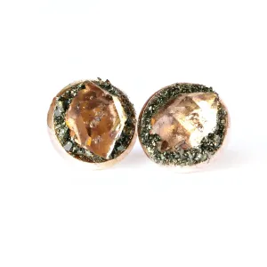 Herkimer Diamond Stud Earrings