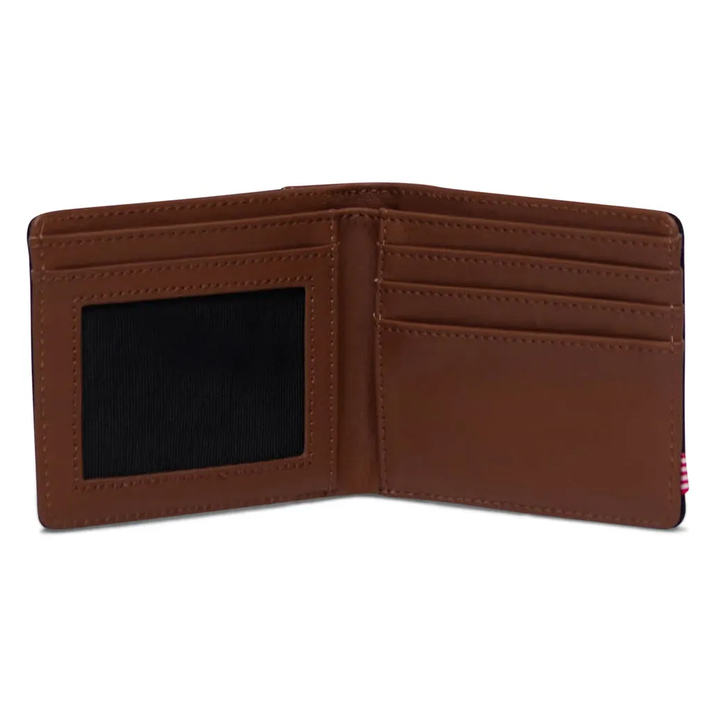 HERSCHEL HANK WALLET - BLACK/TAN