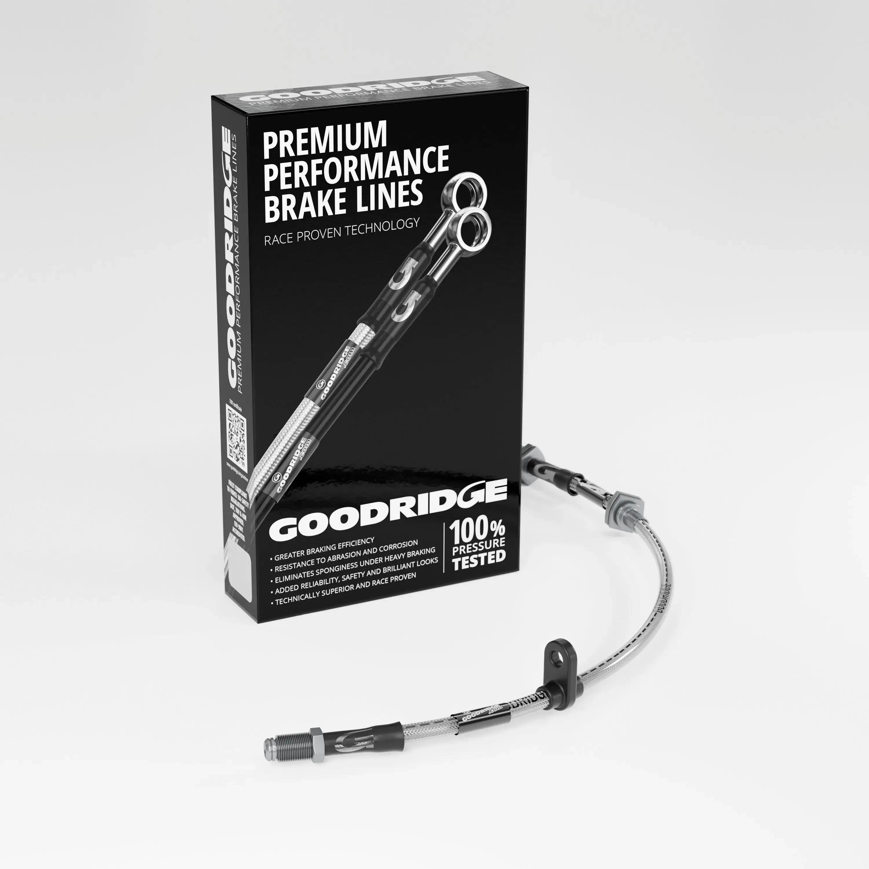 HIGH PERFORMANCE BRAIDED STAINLESS STEEL CLUTCH HOSE KIT FOR MG MGF & MG TF 1995-2009