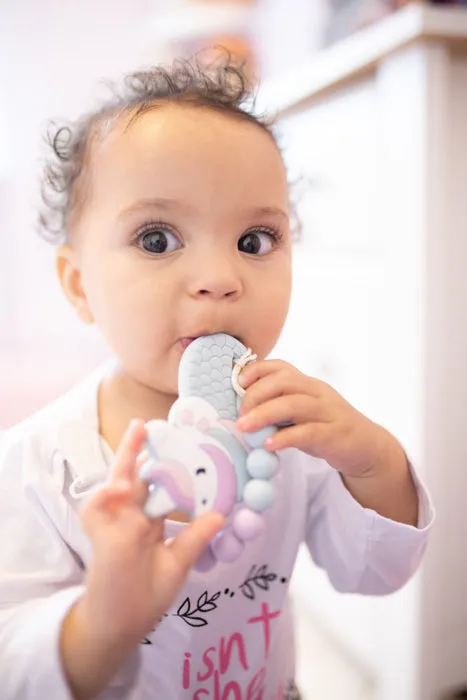 Highland Cow Teether || Clip on Teether