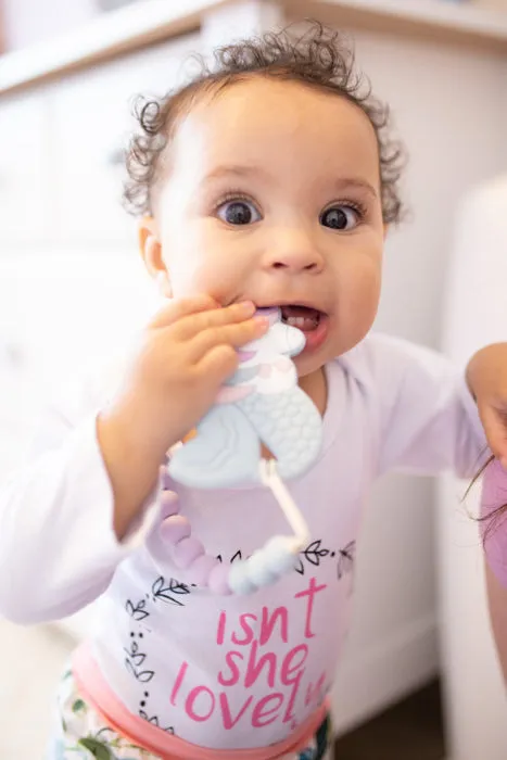 Highland Cow Teether || Clip on Teether