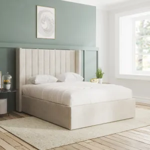 Hilton Winged Upholstered Bed Frame