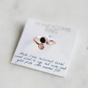Honeycomb Ring - Rose Gold