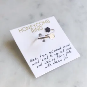 Honeycomb Ring - Silver