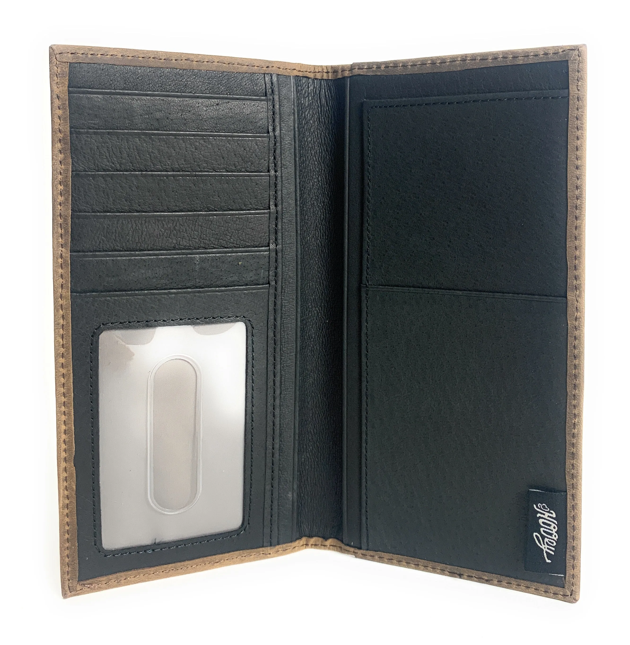Hooey Embroidered Orange Logo Rodeo Wallet -1910137W4