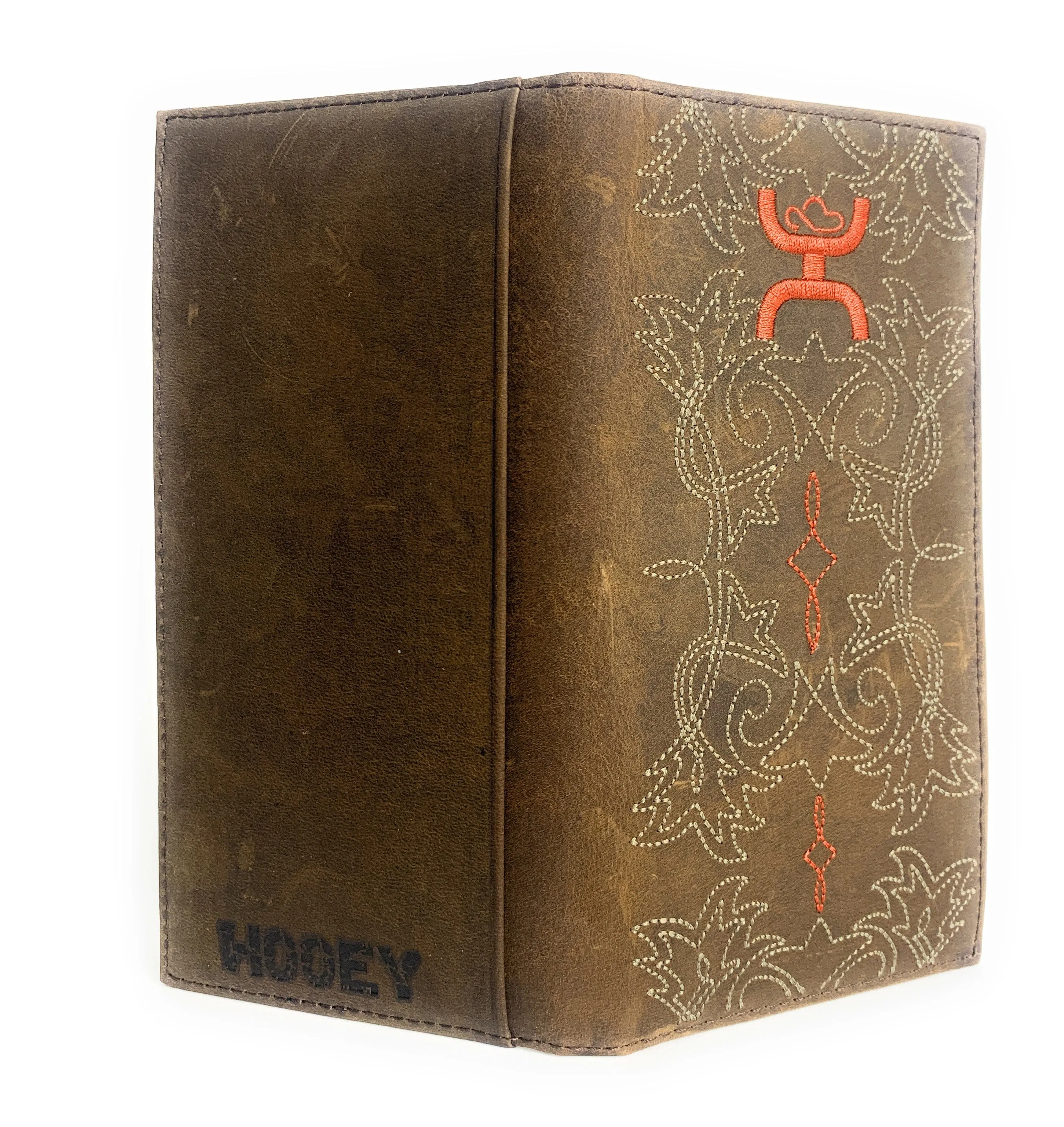 Hooey Embroidered Orange Logo Rodeo Wallet -1910137W4