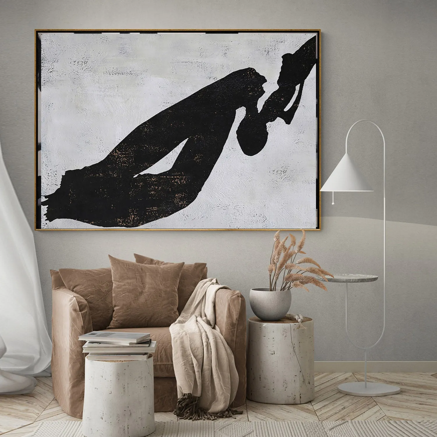 Horizontal Minimal Painting H191H