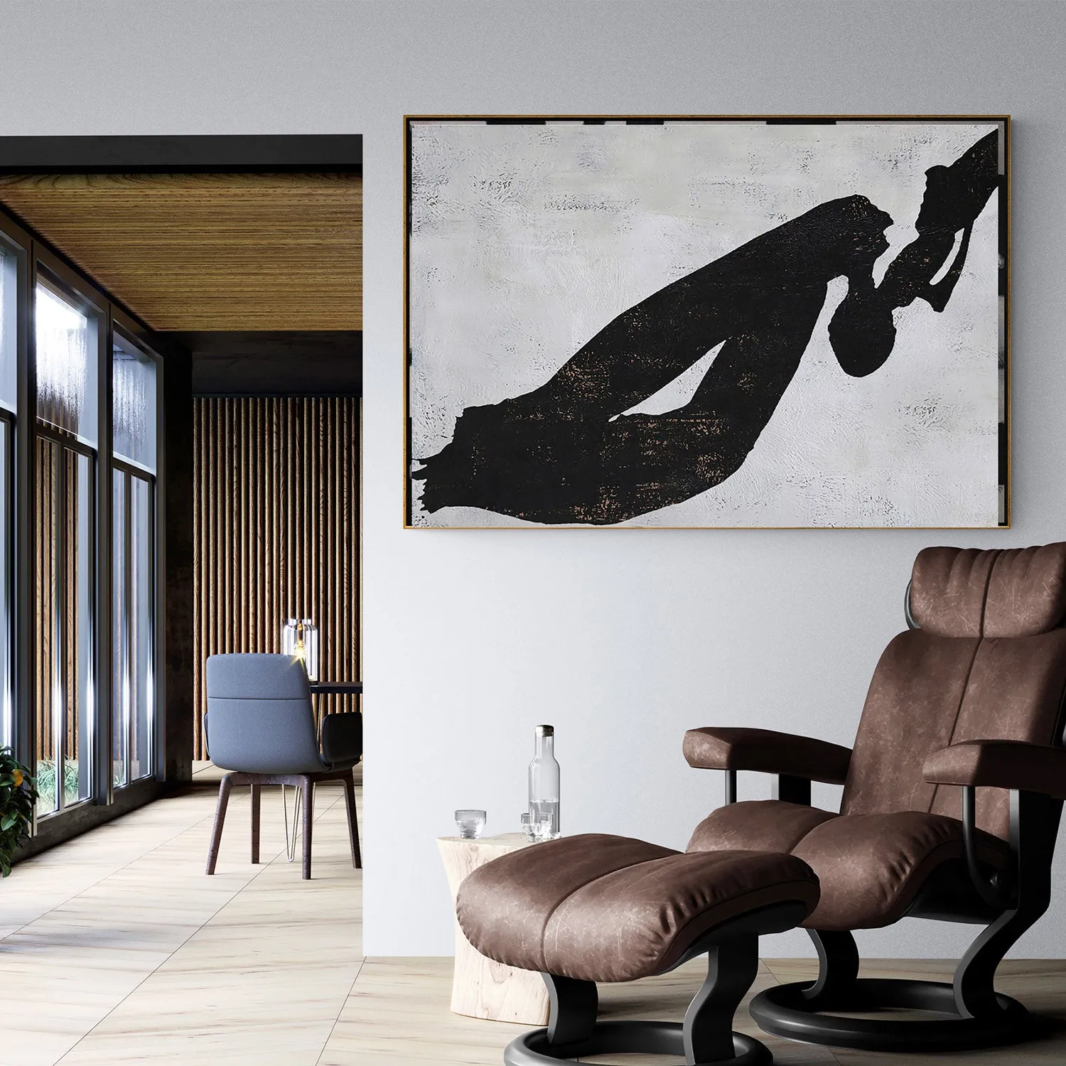 Horizontal Minimal Painting H191H