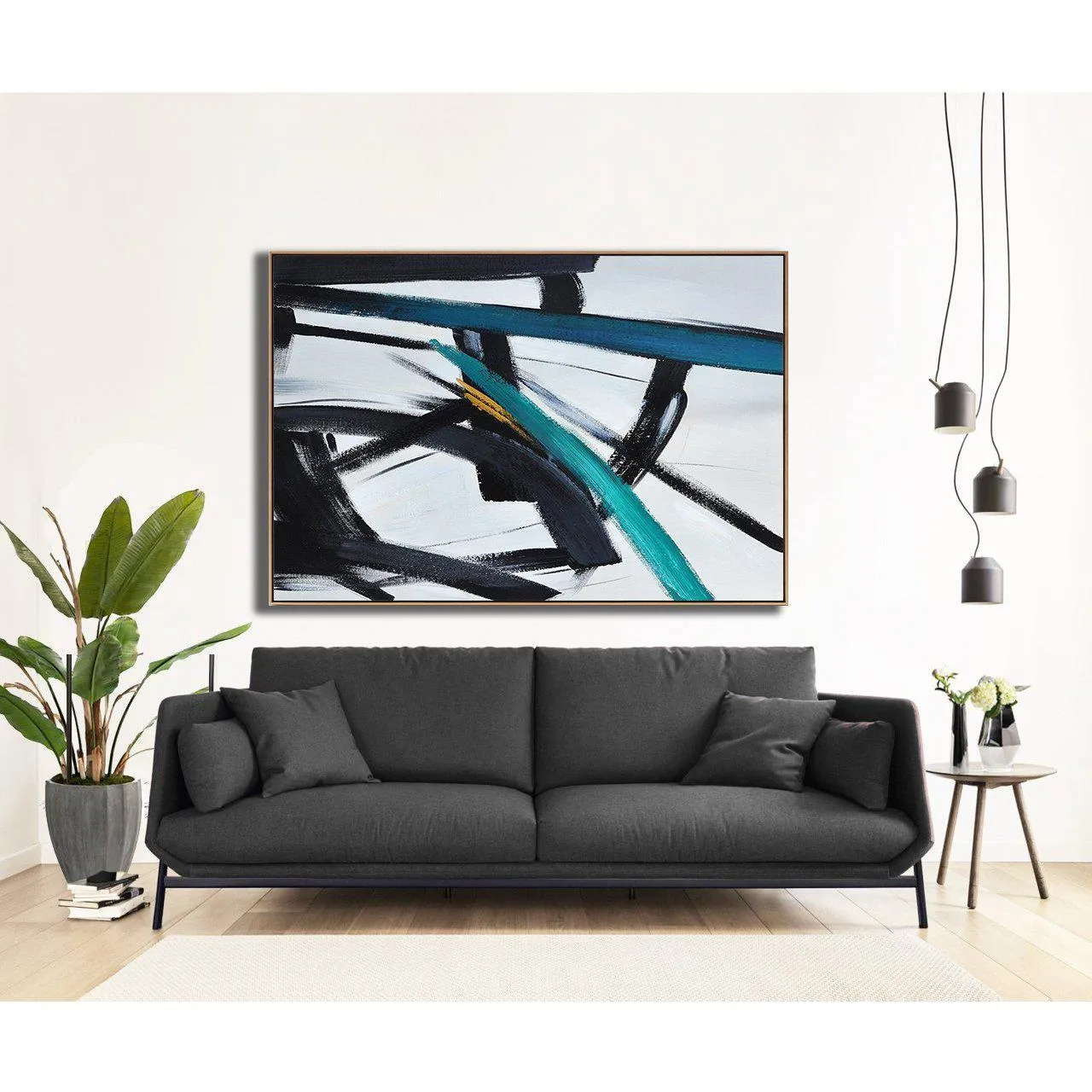 Horizontal Minimal Painting X119E
