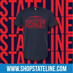 HOUSTON FOOTBALL - NAVY UNISEX