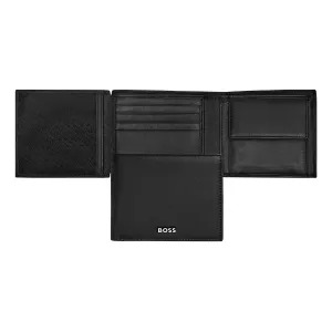 HUGO BOSS HLN403A - Money wallet with flap Classic Smooth Black