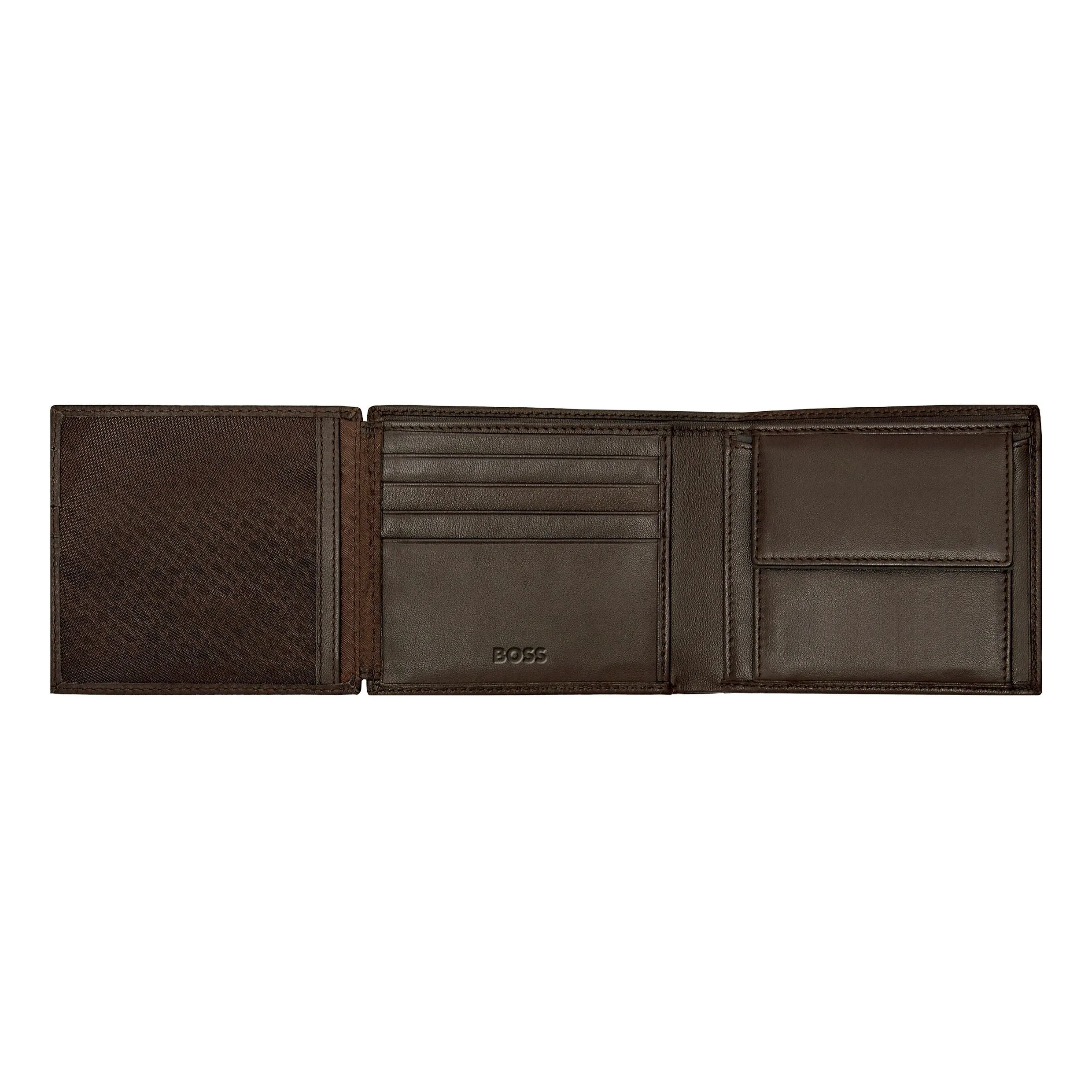 HUGO BOSS HLN403Y - Money wallet with flap Classic Smooth Brown